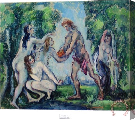 Paul Cezanne The Judgement of Paris Stretched Canvas Print / Canvas Art