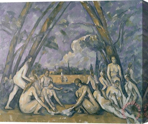 Paul Cezanne The Large Bathers C 1900 05 Oil on Canvas Stretched Canvas Print / Canvas Art