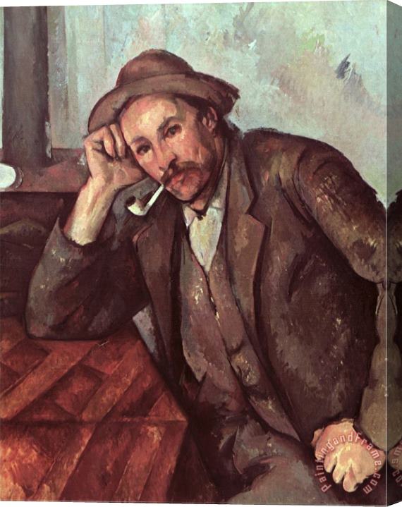 Paul Cezanne The Smoker 1891 92 Stretched Canvas Painting / Canvas Art