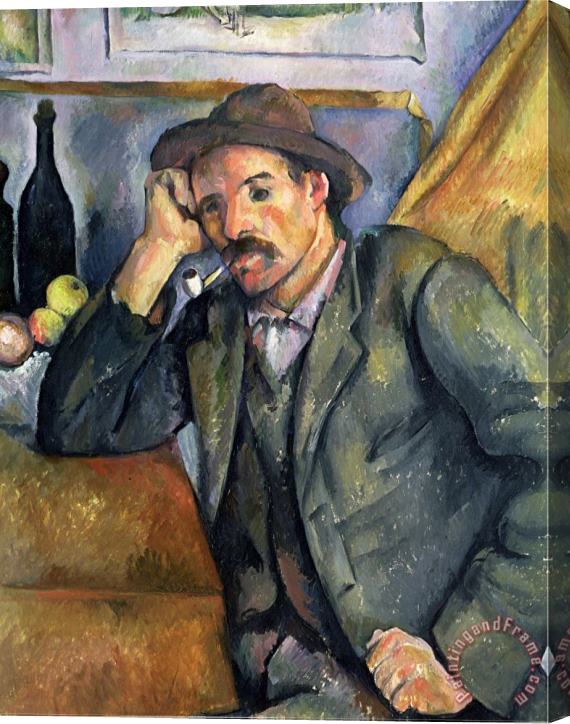 Paul Cezanne The Smoker 1895 Stretched Canvas Print / Canvas Art