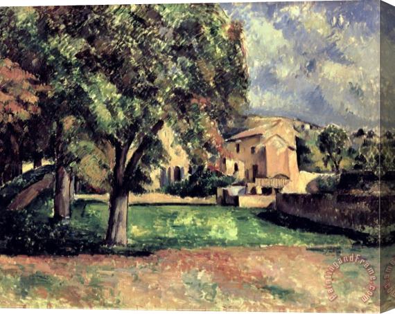 Paul Cezanne Trees in a Park Jas De Bouffan 1885 87 Stretched Canvas Print / Canvas Art