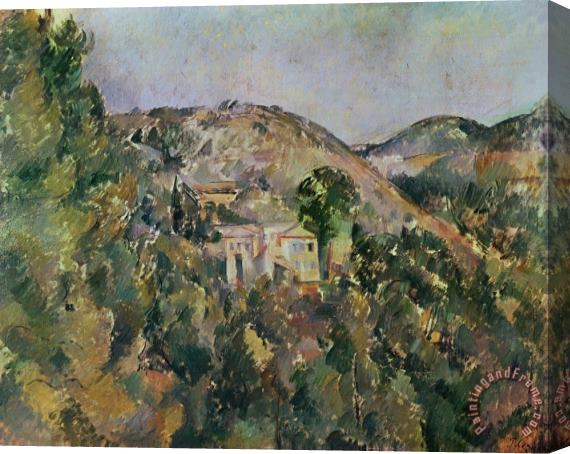 Paul Cezanne View of The Domaine Saint Joseph Late 1880s Stretched Canvas Print / Canvas Art