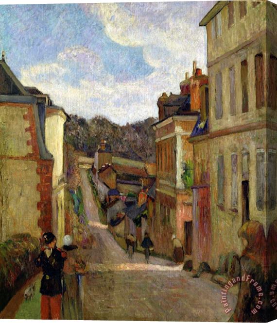 Paul Gauguin A Suburban Street Stretched Canvas Painting / Canvas Art
