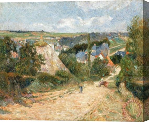 Paul Gauguin Entrance to The Village of Osny Stretched Canvas Print / Canvas Art