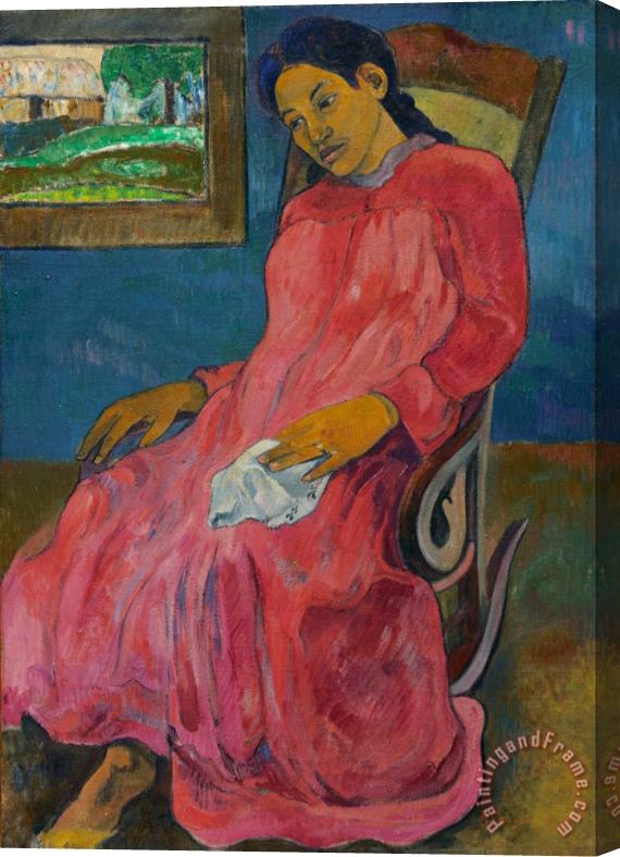 Paul Gauguin Faaturuma (melancholic) Stretched Canvas Print / Canvas Art