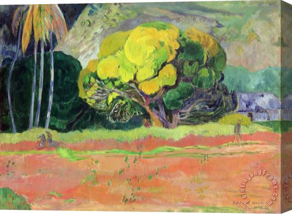 Paul Gauguin Fatata Te Moua Stretched Canvas Painting / Canvas Art