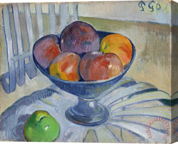 Paul Gauguin Fruit Dish on a Garden Chair Stretched Canvas Painting / Canvas Art