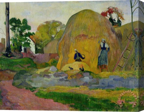 Paul Gauguin Golden Harvest Stretched Canvas Print / Canvas Art