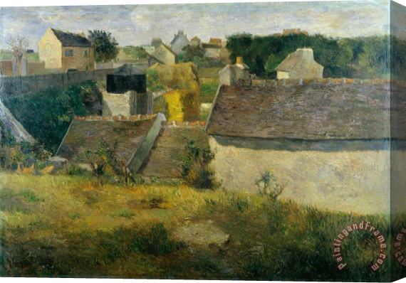 Paul Gauguin Houses at Vaugirard Stretched Canvas Print / Canvas Art