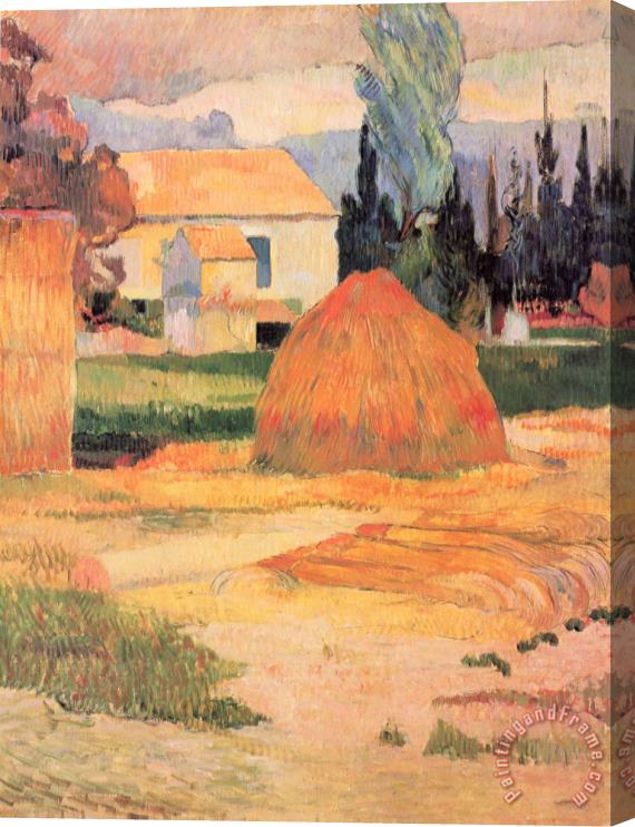 Paul Gauguin Landscape Near Arles Stretched Canvas Print / Canvas Art
