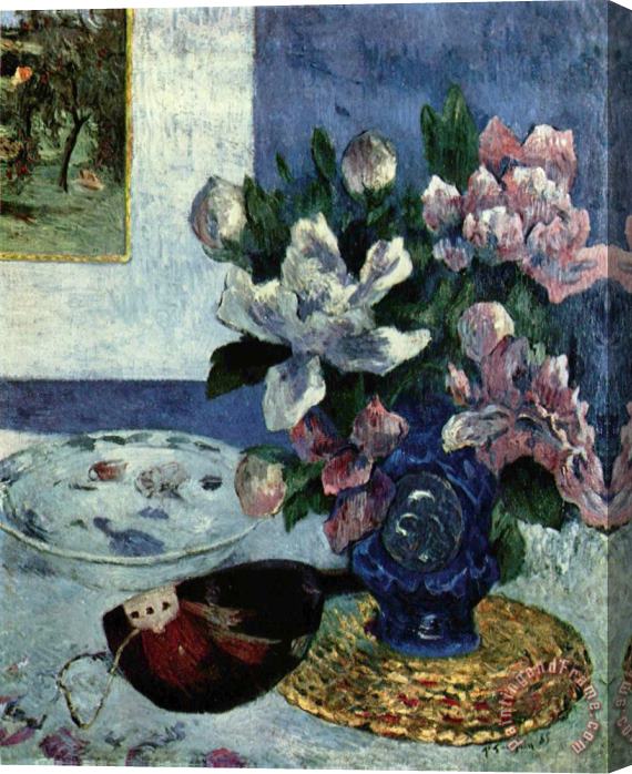 Paul Gauguin Still Life with Mandolin Stretched Canvas Painting / Canvas Art