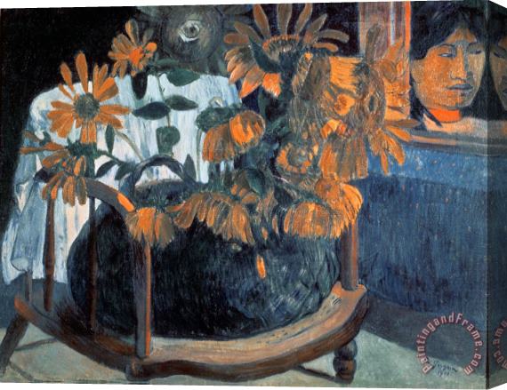 Paul Gauguin Sunflowers Stretched Canvas Print / Canvas Art