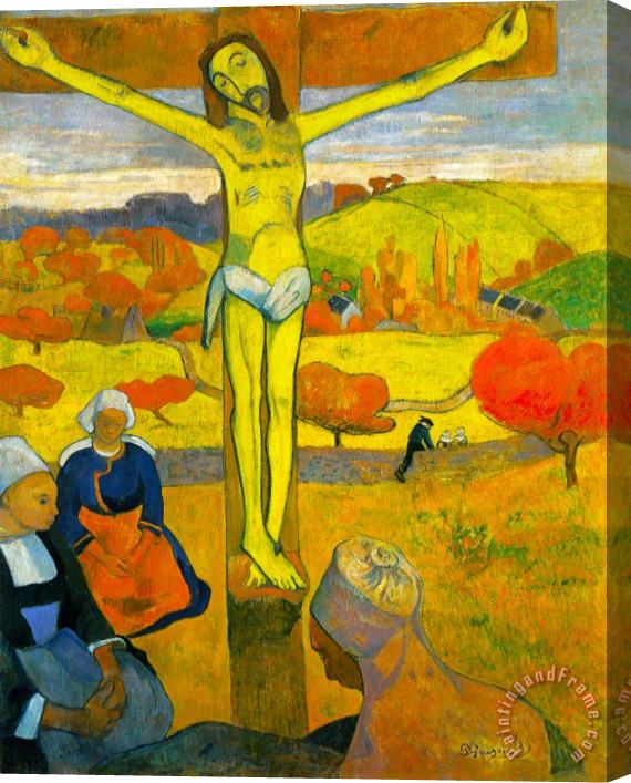 Paul Gauguin The Yellow Christ Stretched Canvas Painting / Canvas Art