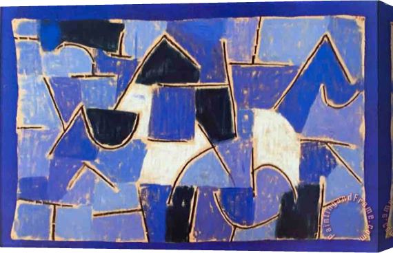 Paul Klee Blue Night Stretched Canvas Painting / Canvas Art