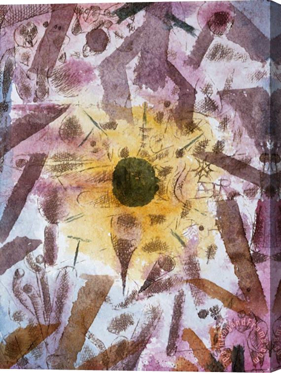 Paul Klee Eclipse of The Sun Sonnenfinsternis Stretched Canvas Painting / Canvas Art
