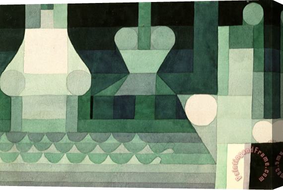 Paul Klee Floodgates Stretched Canvas Print / Canvas Art