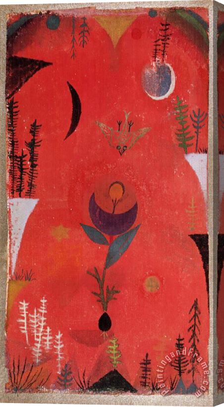 Paul Klee Flower Myth 1918 Stretched Canvas Painting / Canvas Art
