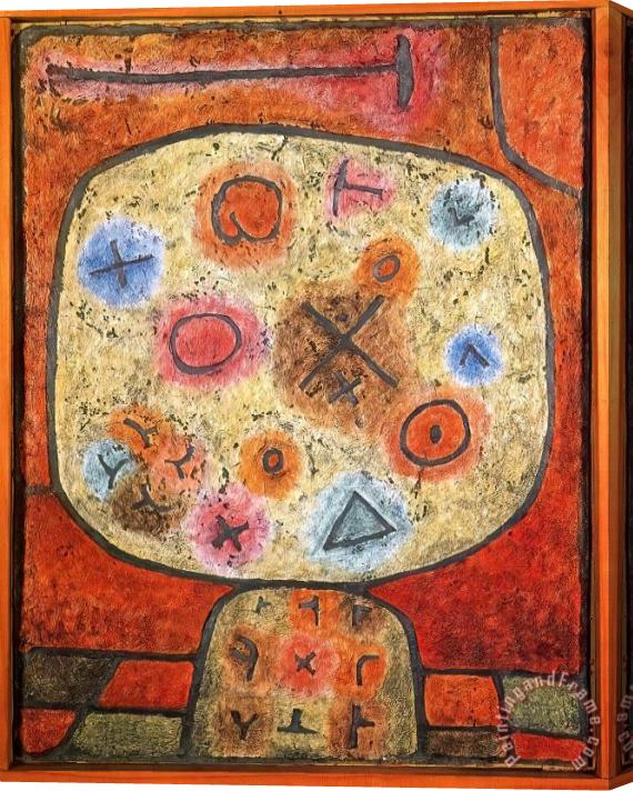 Paul Klee Flowers in Stone 1939 Stretched Canvas Painting / Canvas Art