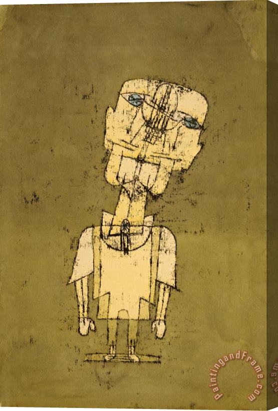 Paul Klee Gespenst Eines Genies (ghost of a Genius) Stretched Canvas Painting / Canvas Art