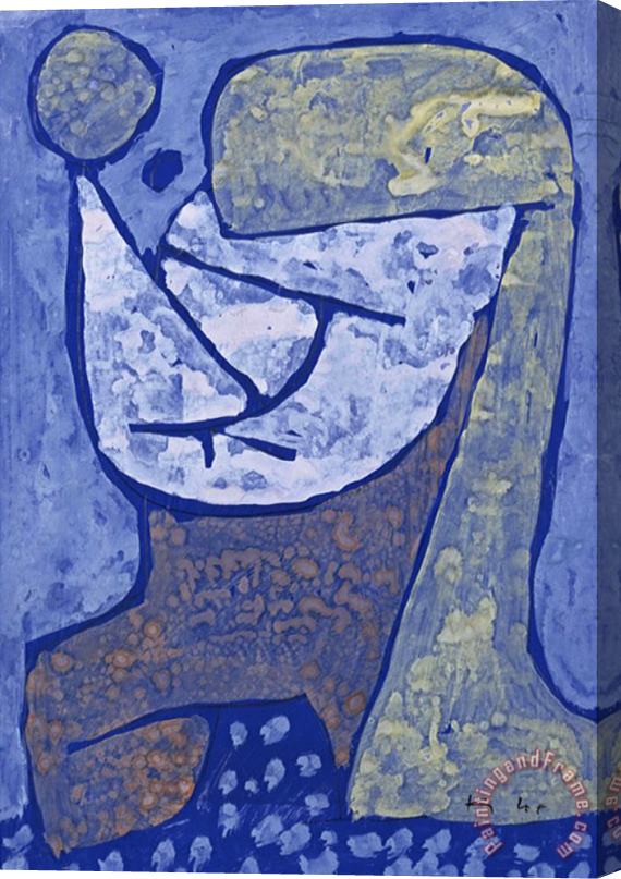 Paul Klee Gezcidinetes Madchen Stretched Canvas Print / Canvas Art
