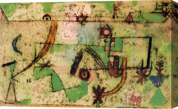 Paul Klee Im Bachschen Stil 1919 Stretched Canvas Painting / Canvas Art