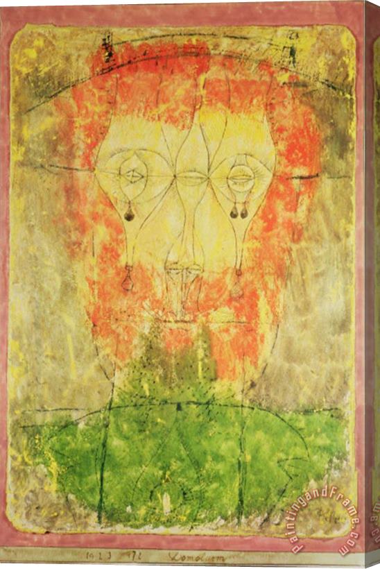 Paul Klee Lomolarm 1923 Stretched Canvas Painting / Canvas Art