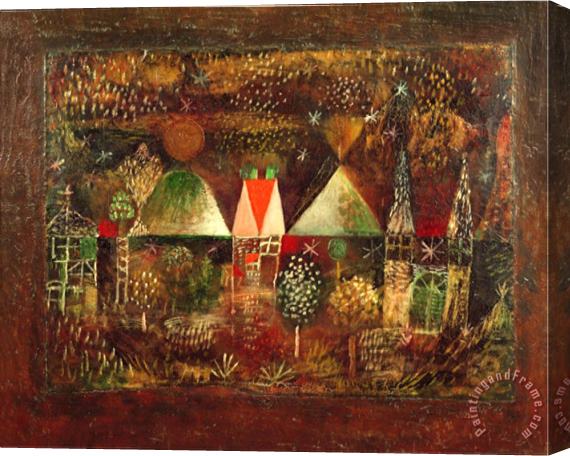Paul Klee Nocturnal Festivities 1921 Stretched Canvas Print / Canvas Art
