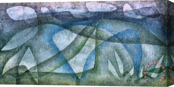 Paul Klee Rainy Day Regentag Stretched Canvas Print / Canvas Art