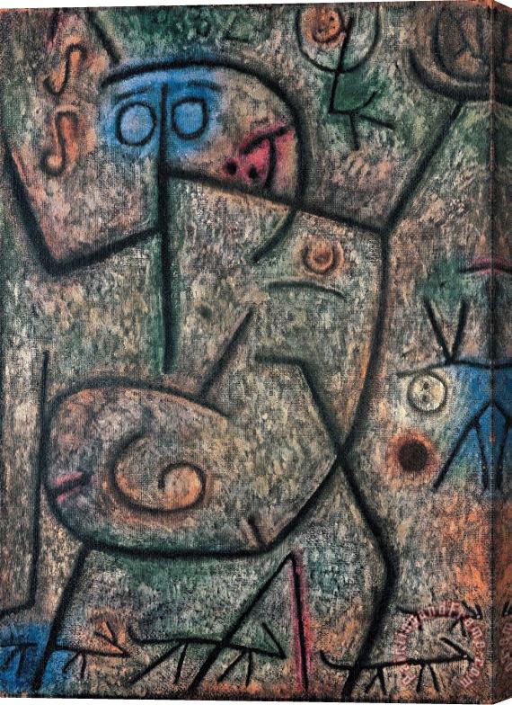 Paul Klee The Rumors 1939 Stretched Canvas Print / Canvas Art