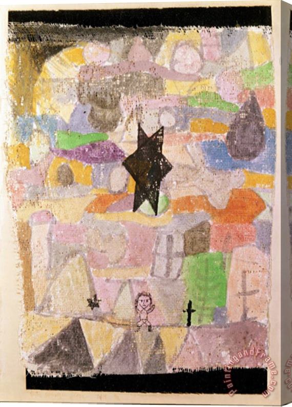 Paul Klee Under a Black Star 1918 Stretched Canvas Painting / Canvas Art