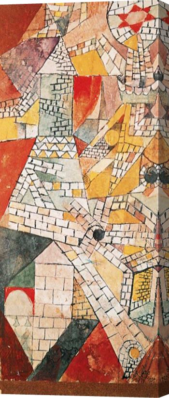 Paul Klee Urbanism 1919 Stretched Canvas Painting / Canvas Art