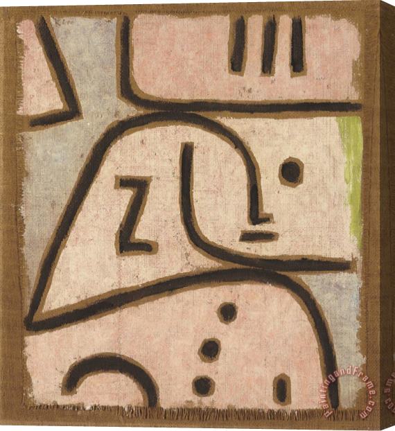 Paul Klee Wi in Memoriam 1938 Stretched Canvas Print / Canvas Art