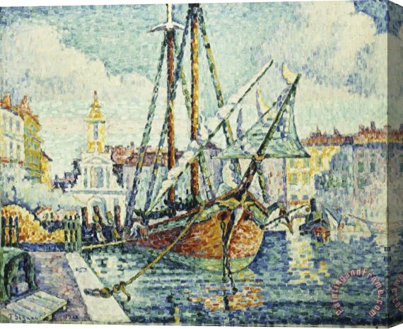 Paul Signac The Port of St. Tropez Stretched Canvas Painting / Canvas Art