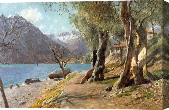 Peder Mork Monsted Torbole Stretched Canvas Painting / Canvas Art