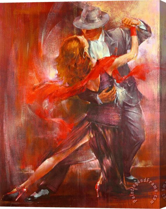 Pedro Alvarez Tango Argentino Ii Stretched Canvas Painting / Canvas Art