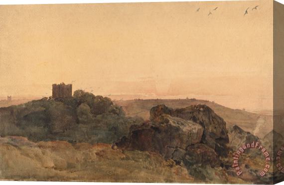 Peter de Wint Bolton Castle Stretched Canvas Print / Canvas Art