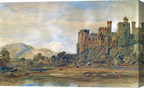 Peter de Wint Conway Castle Stretched Canvas Painting / Canvas Art
