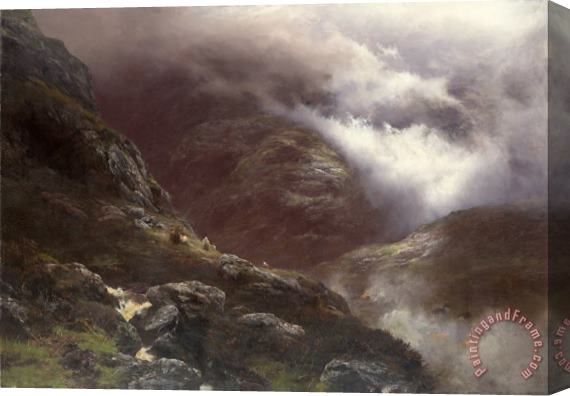 Peter Graham After The Massacre of Glencoe Stretched Canvas Painting / Canvas Art