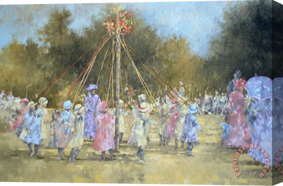 Peter Miller The Maypole Stretched Canvas Painting / Canvas Art