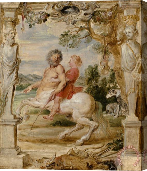 Peter Paul Rubens Achilles Educated by The Centaur Chiron Stretched Canvas Print / Canvas Art