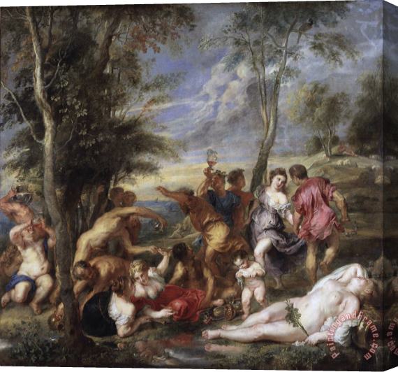 Peter Paul Rubens Bacchanal at Andros Stretched Canvas Painting / Canvas Art