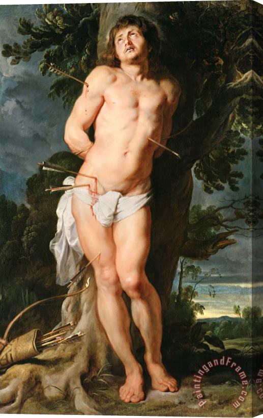 Peter Paul Rubens Der Heilige Sebastian Stretched Canvas Print / Canvas Art