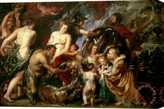 Peter Paul Rubens Minerva Protects Pax From Mars (peace And War), 1629 30 Stretched Canvas Painting / Canvas Art