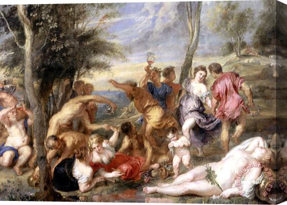 Peter Paul Rubens The Andrians A Free Copy After Titian Stretched Canvas Print / Canvas Art