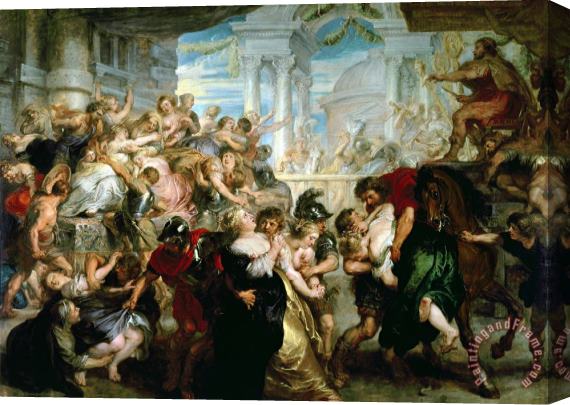Peter Paul Rubens The Rape of the Sabine Women Stretched Canvas Print / Canvas Art