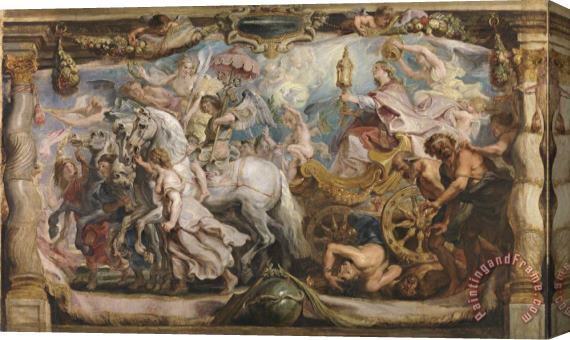 Peter Paul Rubens The Triumph of The Church Over Ignorance And Blindness Stretched Canvas Painting / Canvas Art