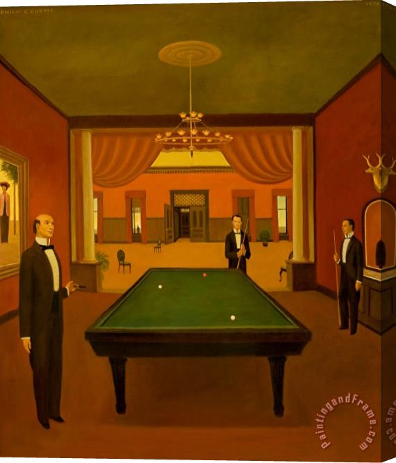 Philip Campbell Curtis The Game Stretched Canvas Painting / Canvas Art