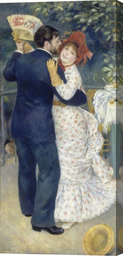 Pierre Auguste Renoir Country Dance Stretched Canvas Painting / Canvas Art