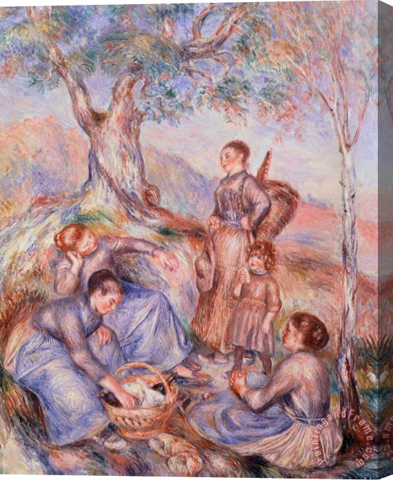 Pierre Auguste Renoir Harvesters Breakfast Stretched Canvas Painting / Canvas Art