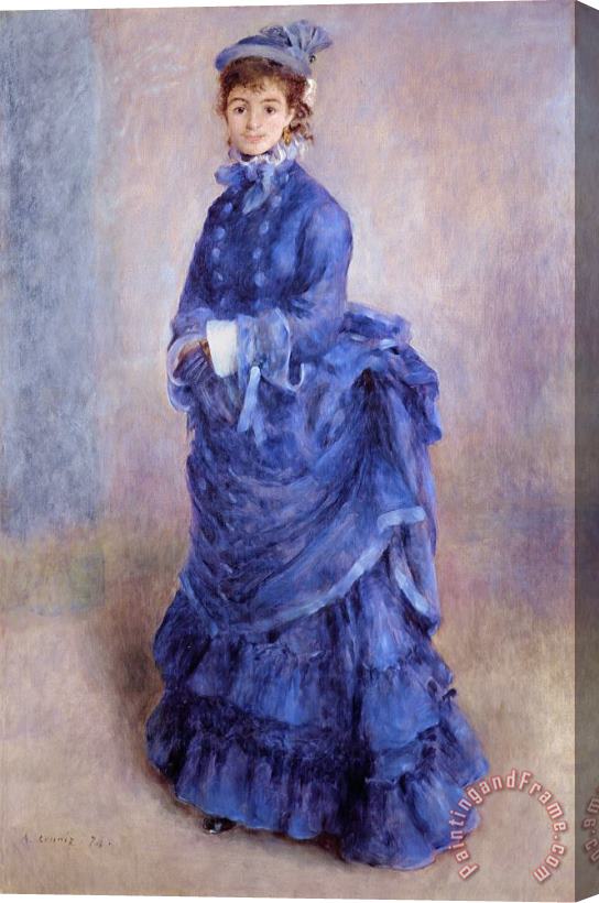 Pierre Auguste Renoir La Parisienne The Blue Lady Stretched Canvas Print / Canvas Art